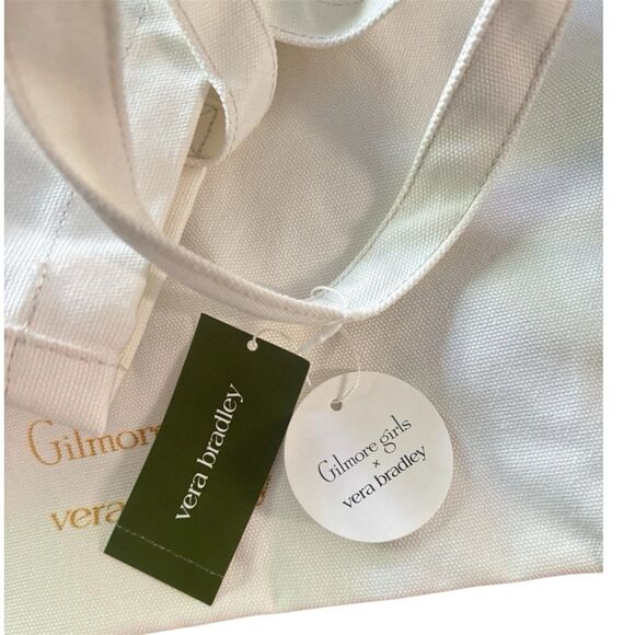 Vera Bradley Gilmore Girls Collab Tote Bag Dragonfly Inn New - Picture 2 of 3